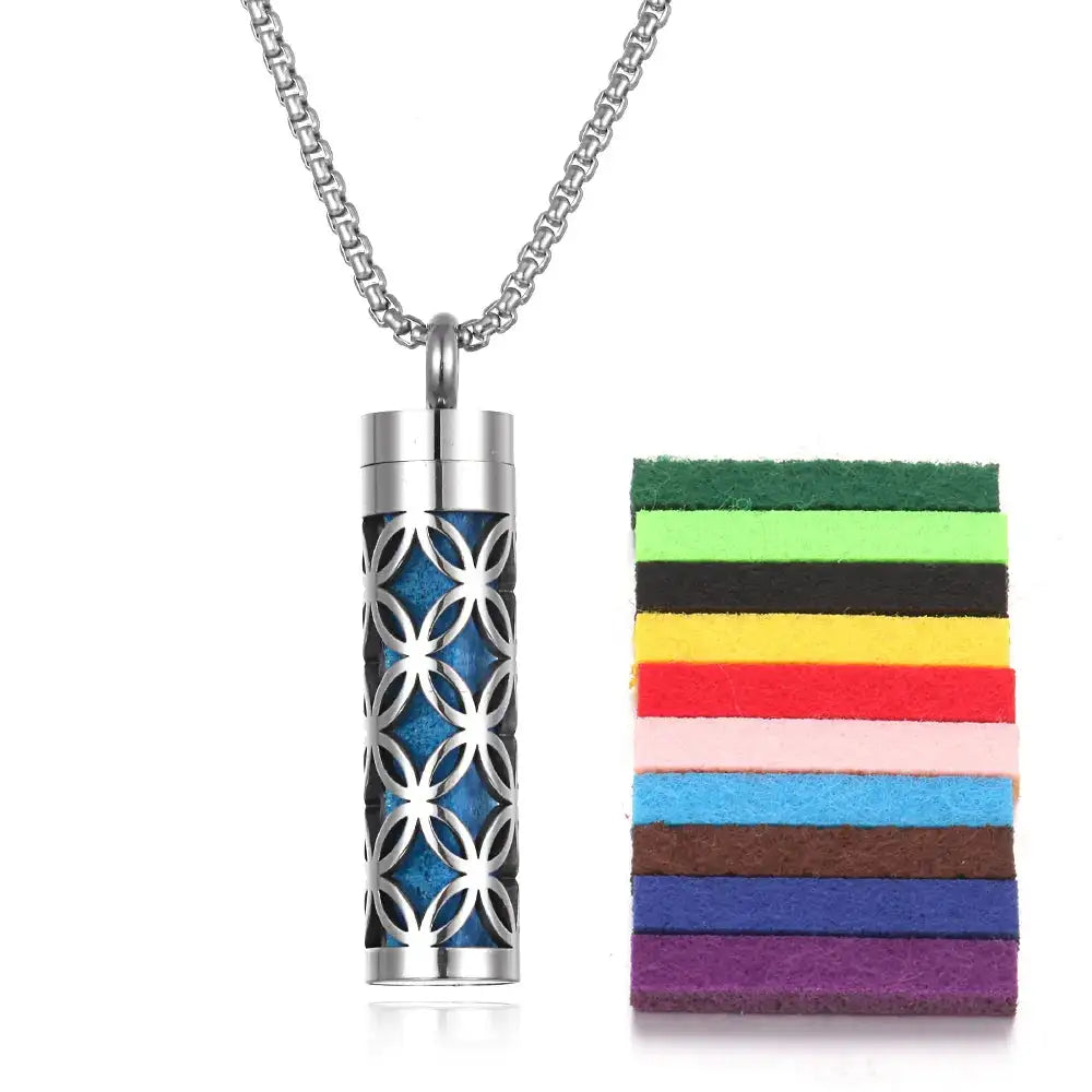 Aromatherapy Pillar Necklace