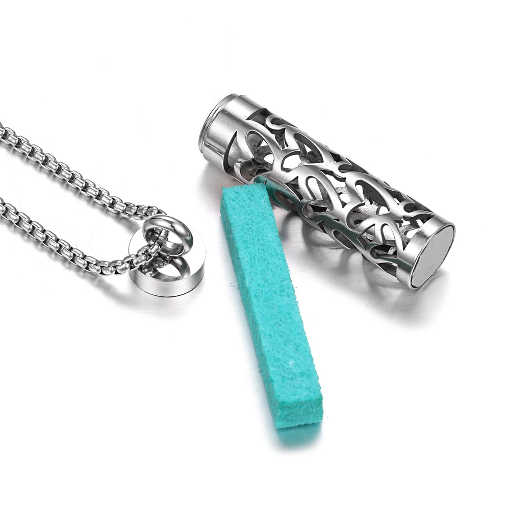 Aromatherapy Pillar Necklace