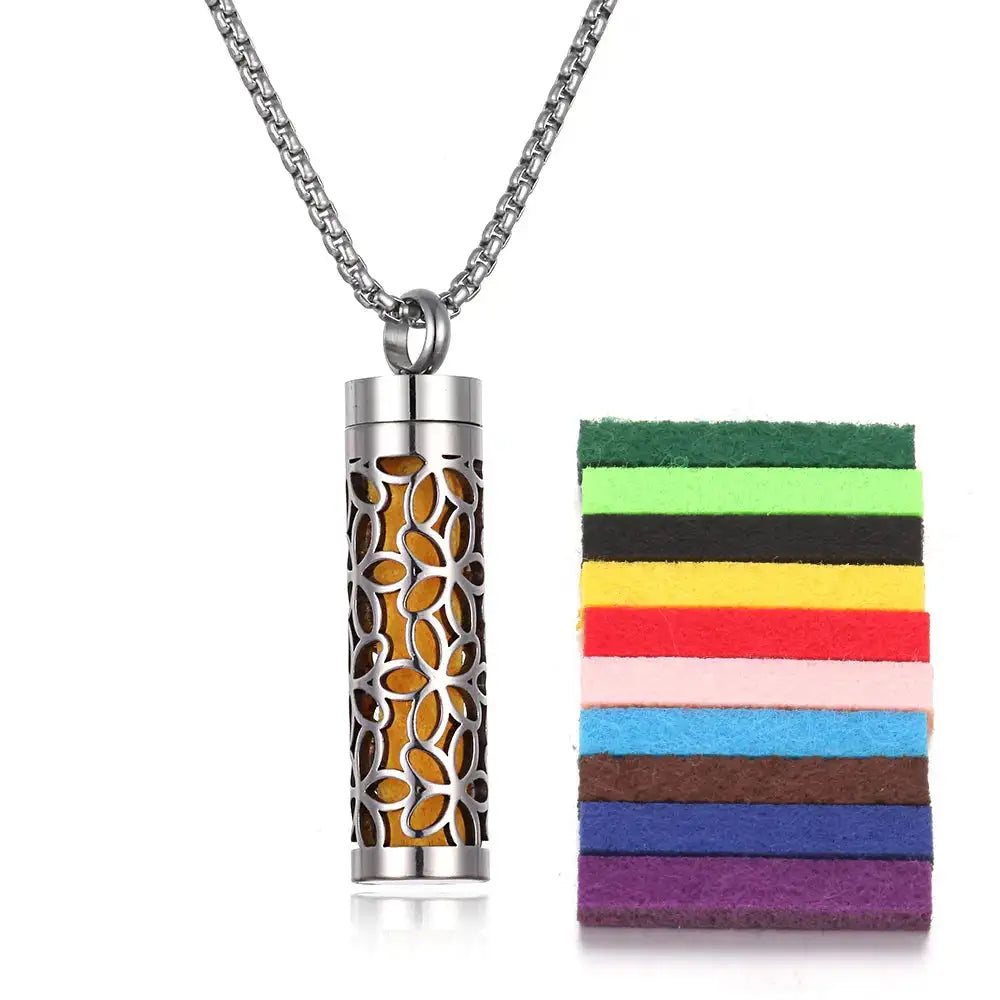 Aromatherapy Pillar Necklace