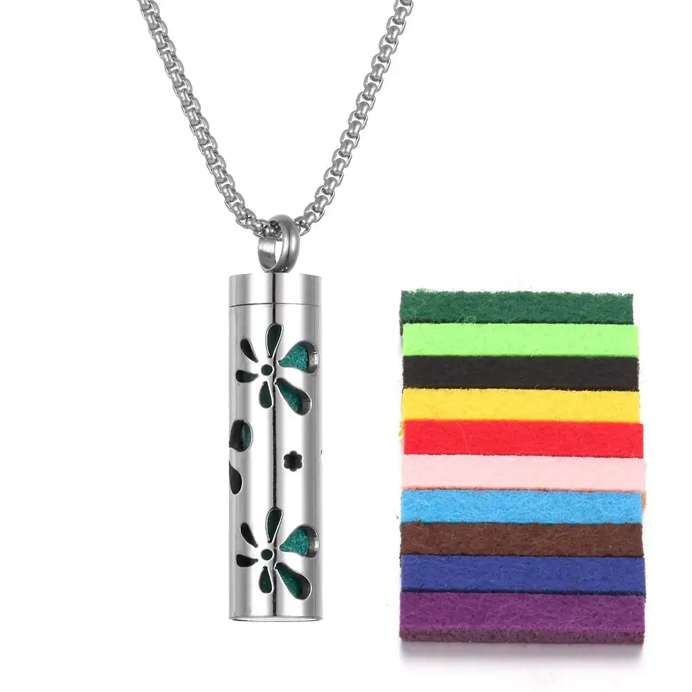 Aromatherapy Pillar Necklace