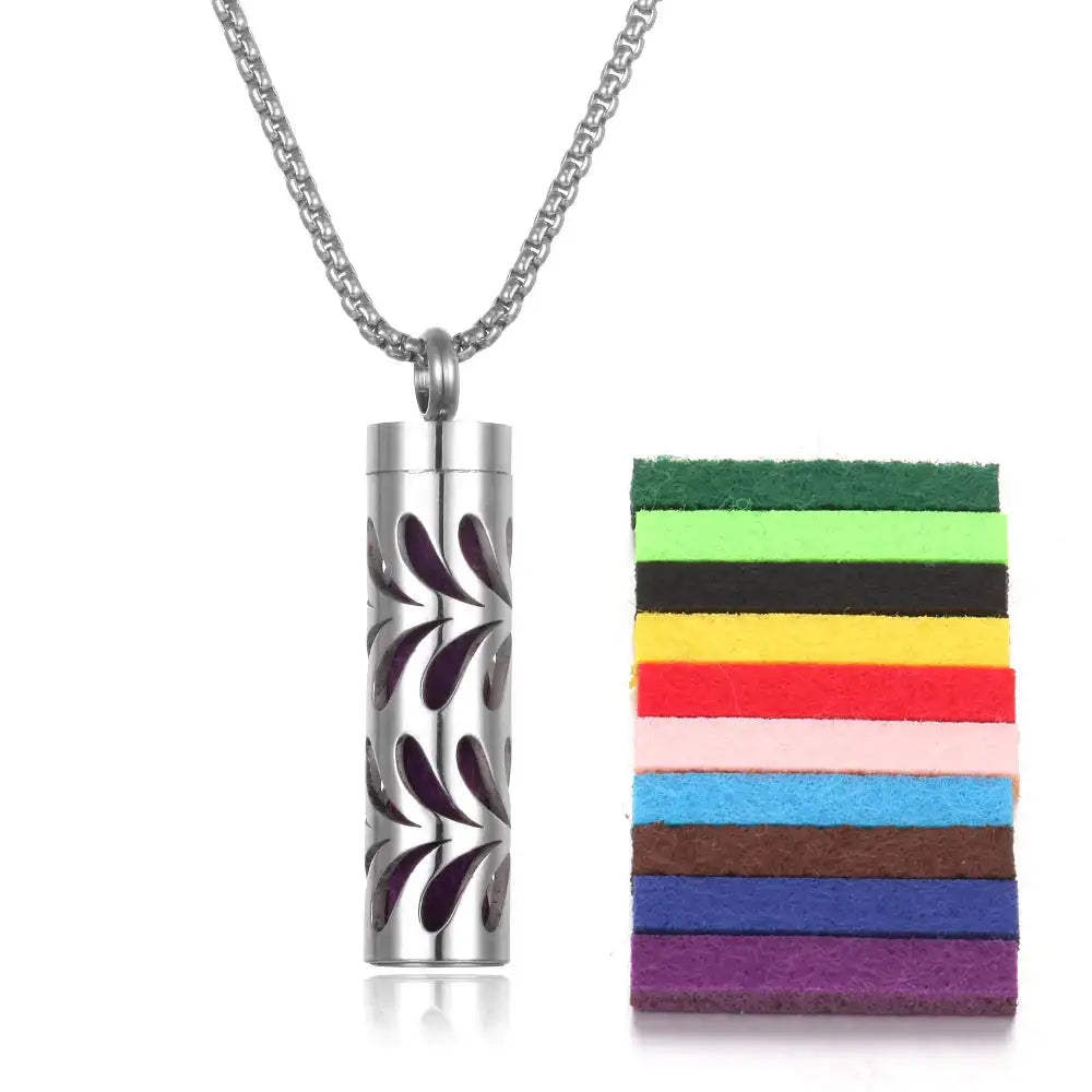 Aromatherapy Pillar Necklace