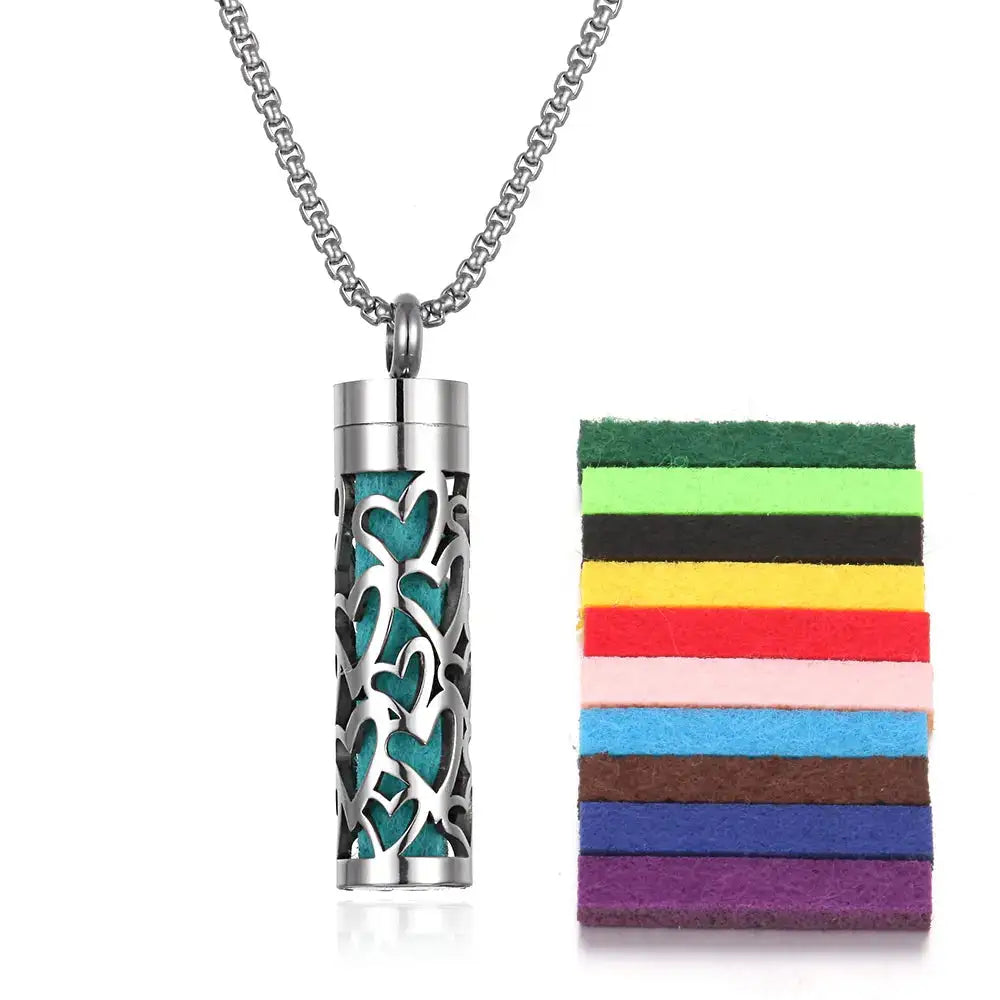 Aromatherapy Pillar Necklace