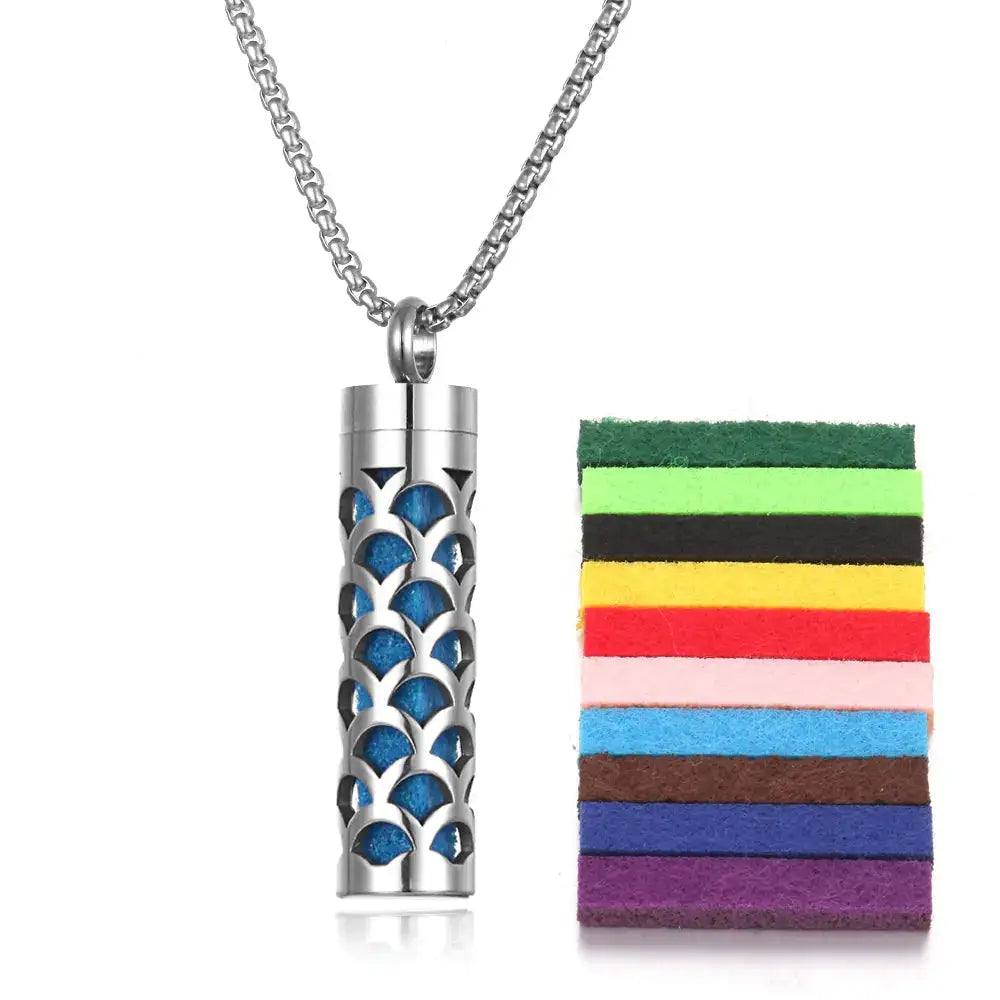 Aromatherapy Pillar Necklace